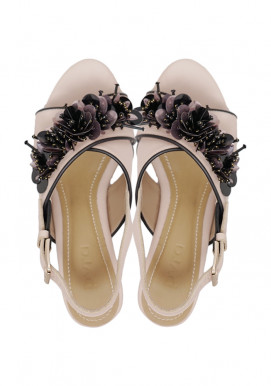 CAVVA MID HEELS NUDE BLACK CAVVA MID HEELS NUDE BLACK